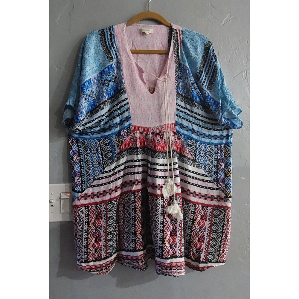 Velzera Blouse Tops Women L,oversized  22 Inch Of Armp To Armp, 100% Rayón.